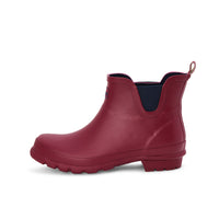 Ankle Wellies - Raspberry - Wide Foot - Easy to Slip On