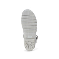 Half Height Grey Spotted Wellies - Wide Foot and Ankle
