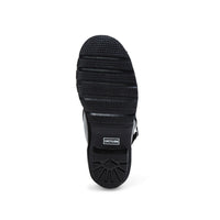 Half Height Black Glossy Wellies - Wide Foot and Ankle