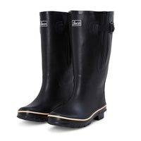 Extra Wide Calf Black Wellies - Wide in Foot and Ankle - Fit 40-57cm Calf