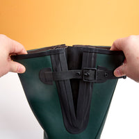 Extra Wide Calf Green Wellies - Wide in Foot and Ankle - Fit 40-57cm Calf