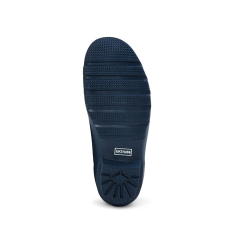 Ankle Wellies - Navy with Bumble Bees - Wide Foot - Easy to Slip On - Jileon Wellies