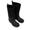 Extra Wide Calf Black Neoprene Wellies - Wide in Foot and Ankle - Fit 40-50cm Calf - Jileon Wellies