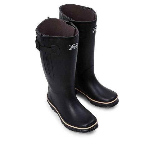 Extra Wide Calf Black Wellies - Wide in Foot and Ankle - Fit 40-57cm Calf