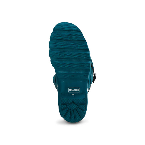 Extra Wide Calf Teal Dog Wellies - Fit 40-57cm calf - Wide in Foot and Ankle - Jileon Wellies