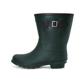 Half Height Dark Green Wellies - Wide Foot & Ankle - Jileon Wellies