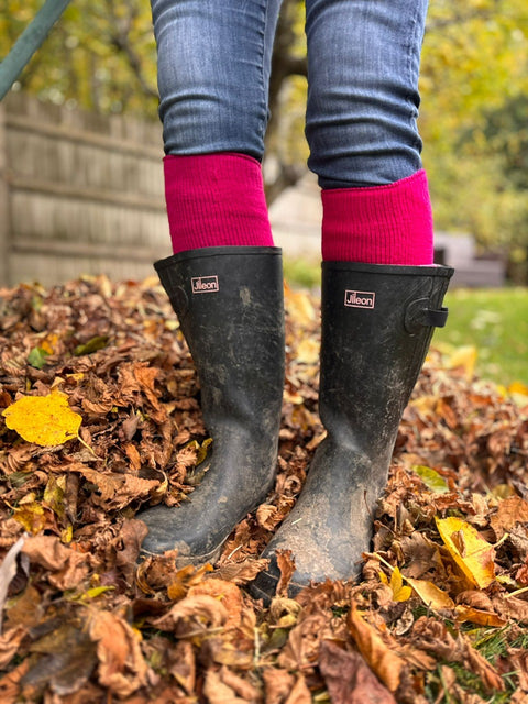 Premium Thermal Heat Boot Socks - Stretch to Fit 53cm Calf