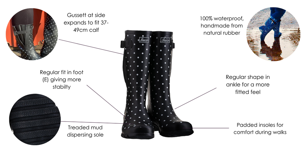 Slim leg wellies clearance