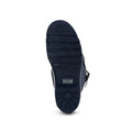 Wide Calf Wellies - Navy with Cream Trim - Wide in Foot & Ankle - Fit 37 to 46cm Calf - Jileon Wellies