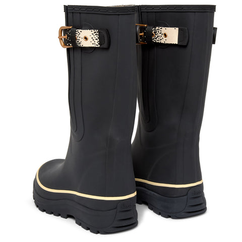 Extra Wide Calf Performance Black Wellies - Wide in Foot and Ankle - Fit 40-57cm Calf