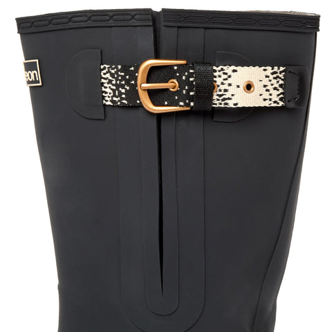 Extra Wide Calf Performance Black Wellies - Wide in Foot and Ankle - Fit 40-57cm Calf