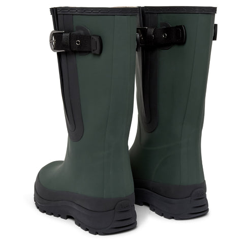 Extra Wide Calf Performance Wellies -Green - Wide Foot & Ankle - Fit 40-57cm Calf