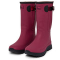 Extra Wide Calf Performance Wellies -Raspberry - Wide Foot & Ankle - Fit 40-57cm Calf