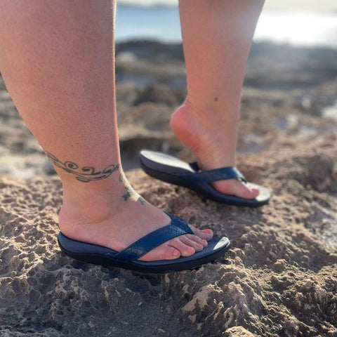 Wide Foot Flip Flops - Jileon Wellies