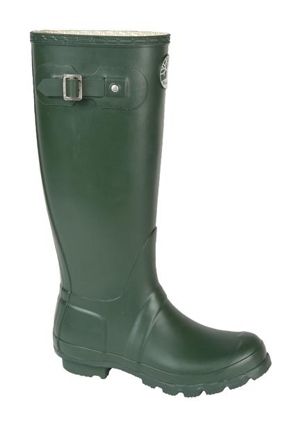 Durable Green Country Wellies by Woodlands - Jileon Wellies