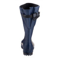 Extra Wide Calf Hard Wearing Navy Blue Wellies - Regular Fit in Foot and Ankle - up to 50cm Calf - Jileon Wellies