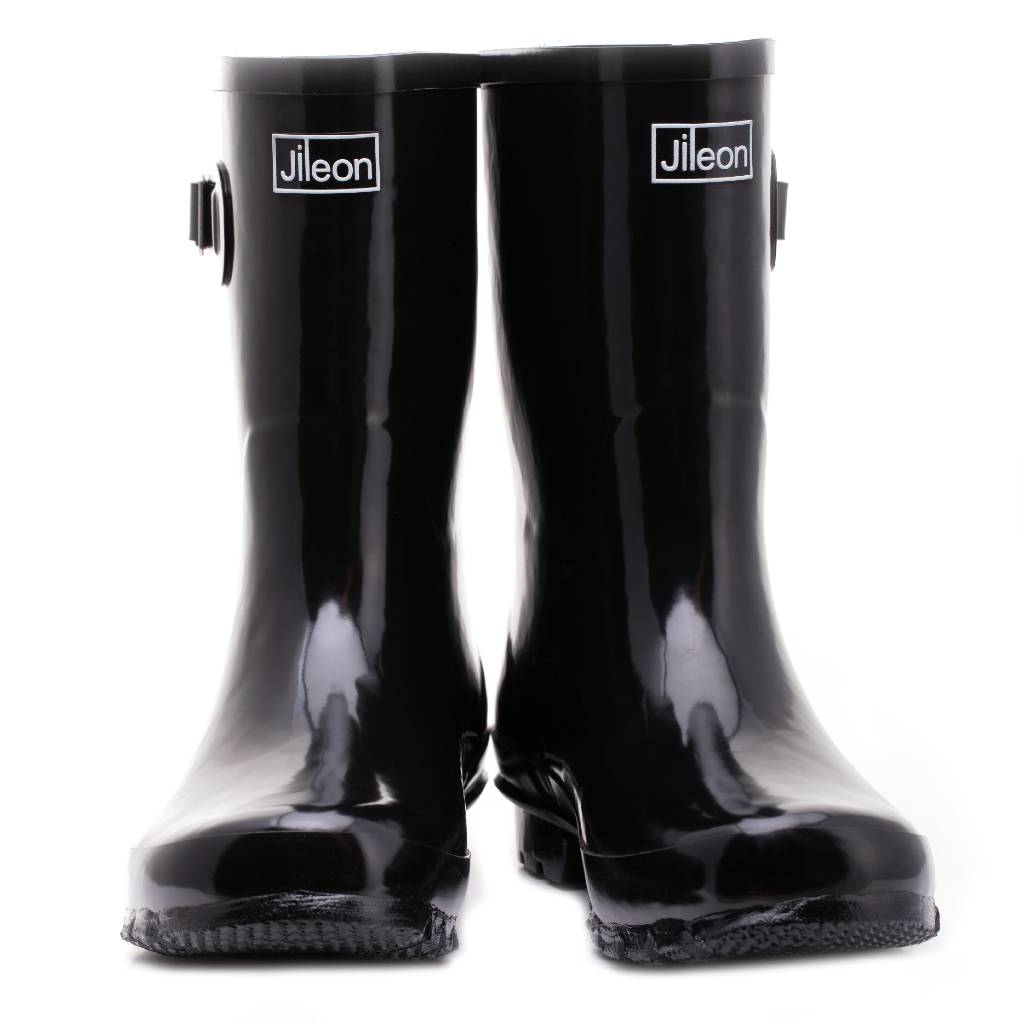 Half Height Wellies - Wide Foot & Ankle - Easy to Slip On and Off - Jileon Wellies