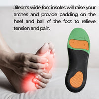 Padded Orthotic Insoles for Arch Support - Jileon Wellies